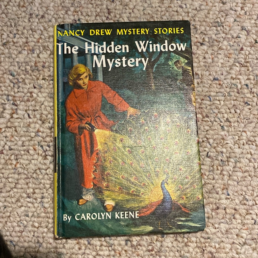 Vintage Nancy Drew, The Hidden Window Mystery,  Book 34, copyright 1956